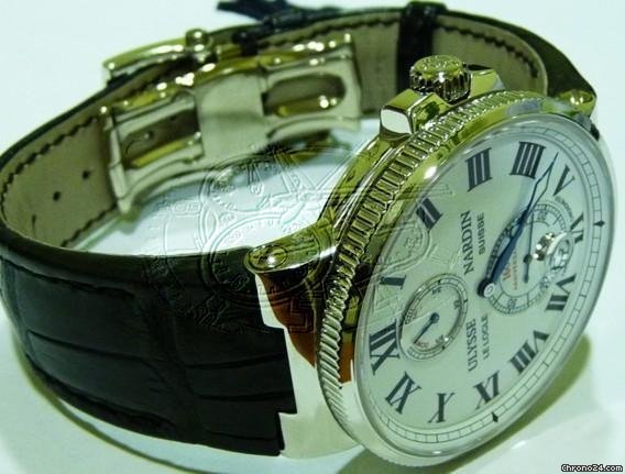 Ulysse Nardin MARINE CHRONOMETER ANNIVERSARY 160 PLATINUM WATCH watches