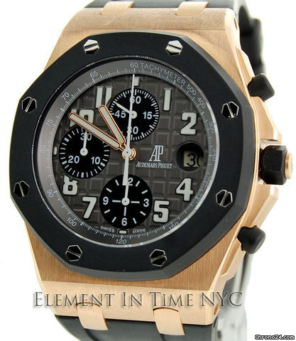 Audemars Piguet Royal Oak OffShore Rose Rubber Clad watches