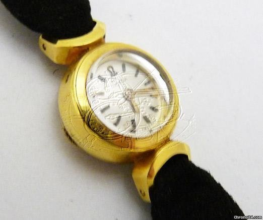 Omega VINTAGE BACKWINDER 18K GOLD LADIES WATCH SWISS watches