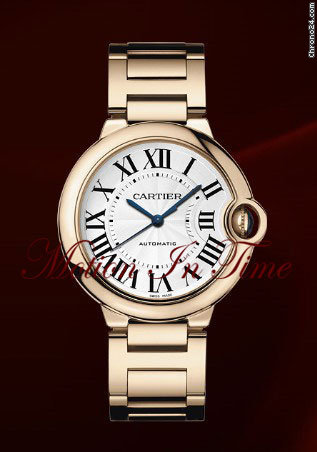 Cartier BALLON BLEU MEDIUM SIZE ROSE GOLD ON BRACELET watches