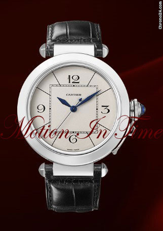 Cartier PASHA 42mm STAINLESS STEEL w/ Jaeger le-Coultre MOVEMENT NEW watches