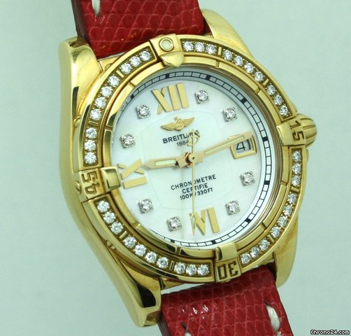 Breitling Cockpit Lady mit Brillantbesatz NEU incl MWST B+P watches