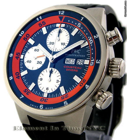 IWC Aquatimer Cousteau Chrono Divers LTD B+P IW378101 watches