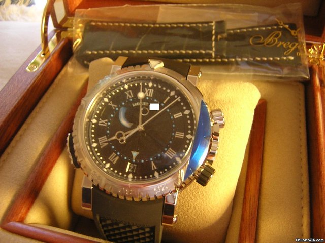 Breguet Marine Royale Alarm Whit gold SALE watches