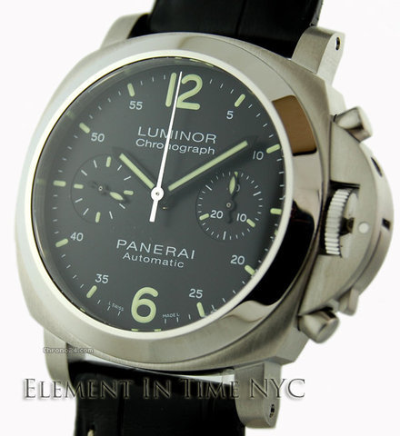 Panerai Luminor Chronograph 40mm Pam 310 B+P watches