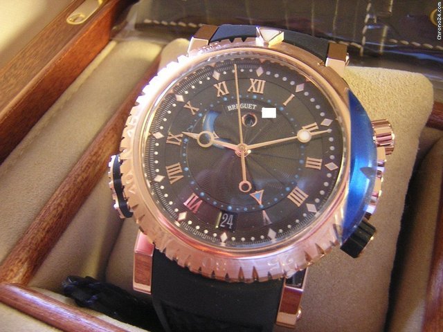 Breguet Royale Marine Alarm Pink gold ref. 5847BR 30% off watches