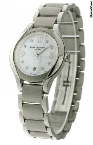 Baume & Mercier Ilea Ladies watch mit diamanten Stainless Steel M0A08769 watches