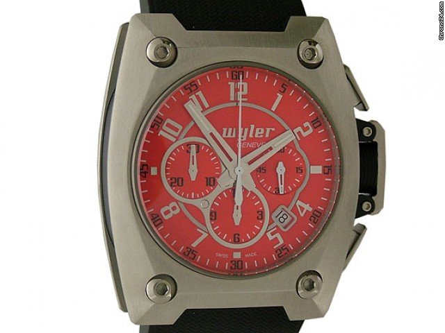 Wyler Chrono Kautschuk 52x43mm watches