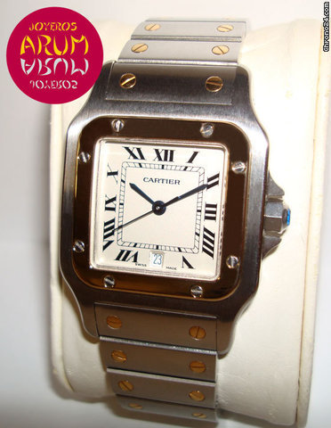 Cartier Santos Acero y Oro watches