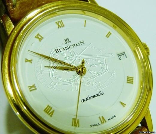Blancpain VILLERET ULTRA SLIM 18K GOLD AUTO MENS WATCH watches