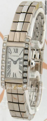 Cartier 2544 Ladies' Small Tank Americaine, White Gold & Diamonds watches