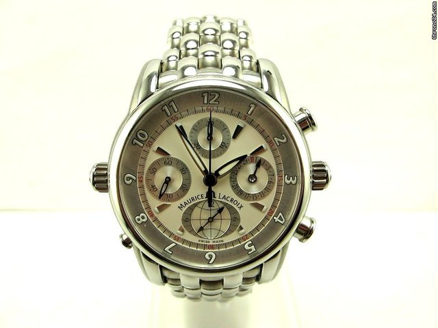 Maurice Lacroix Chrono Globe GMT Chronograph watches