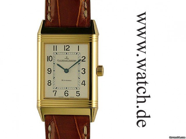 Jaeger-LeCoultre Reverso Classique Medium Modell Handaufzug 18kt Gelbgold 38x23mm watches