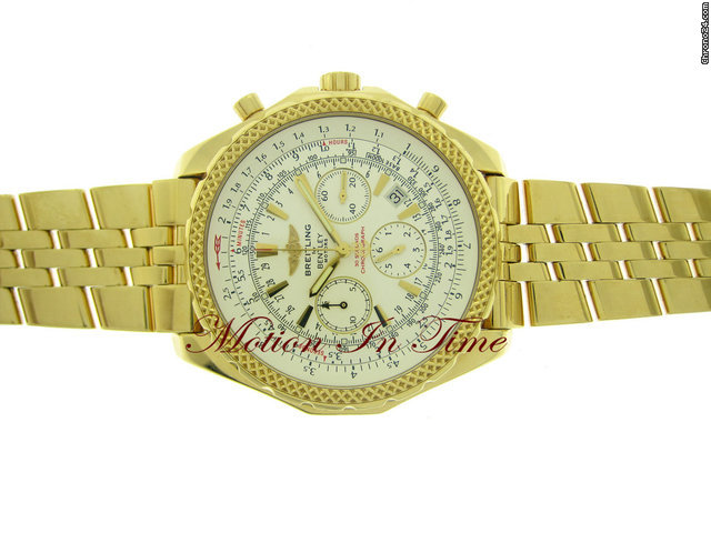 Breitling BENTLEY MOTORS YELLOW GOLD ON BRACELET "SPECIAL EDITION" watches