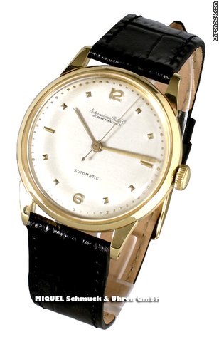 IWC Automatik aus Gelbgold (gebraucht) watches