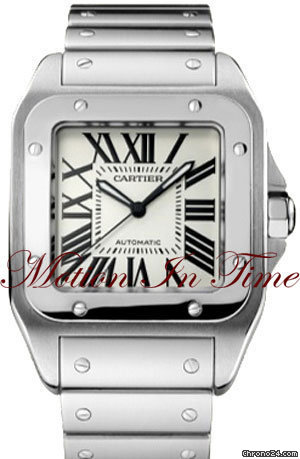 Cartier SANTOS 100 XL STAINLESS STEEL ON BRACELET AUTOMATIC-NEW 2011 watches