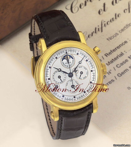 Franck Muller PERPETUAL CALENDAR CHRONOGRAPH MOONPHASE YELLOW GOLD watches