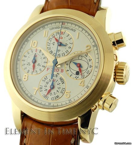 Girard Perregaux F 310 B Quantieme Perpetual 18kt Yellow Gold watches
