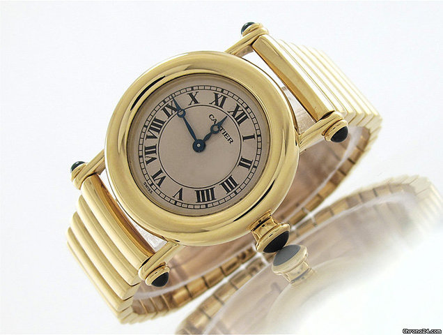 Cartier Damen "DIABOLO" 750/- Gelbgold Quarz watches