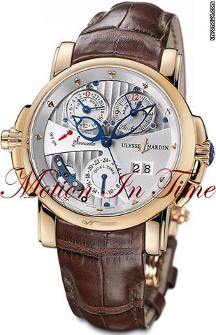 Ulysse Nardin SONATA CATHEDRAL DUAL TIME ALARM ROSE GOLD 2010 MODEL 42mm watches