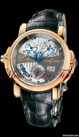 Ulysse Nardin SONATA CATHEDRAL DUAL TIME ALARM ROSE GOLD NEW MODEL 42mm watches
