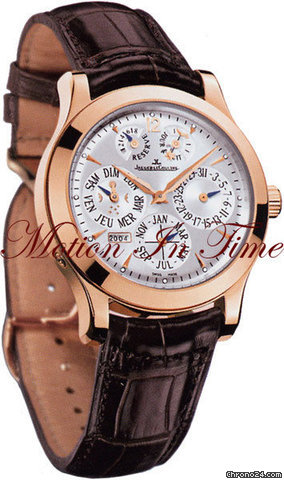 Jaeger-LeCoultre MASTER EIGHT DAYS PERPETUAL ROSE GOLD w/ SKELETON BACK watches