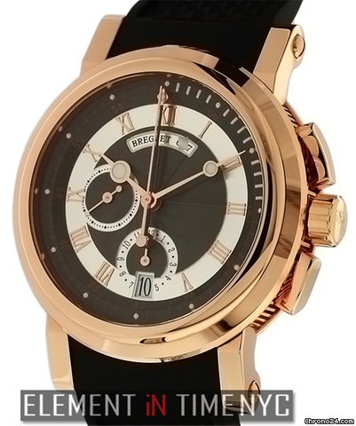 Breguet Marine Chronograph Rose Gold/Rubber 5827 watches