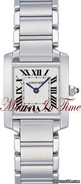 Cartier TANK FRANCAISE LADIES' STAINLESS STEEL QUARTZ - NEW 2011 watches