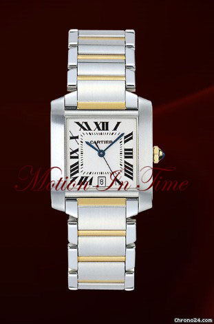 Cartier TANK FRANCAISE MEN'S 18KT YELLOW GOLD & STEEL AUTOMATIC -NEW watches
