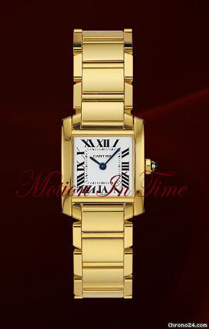 Cartier TANK FRANCAISE LADIES' 18KT YELLOW GOLD ON BRACELET - NEW watches