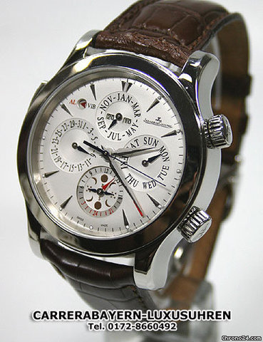 Jaeger-LeCoultre Grand Reveil Stahl/Leder watches