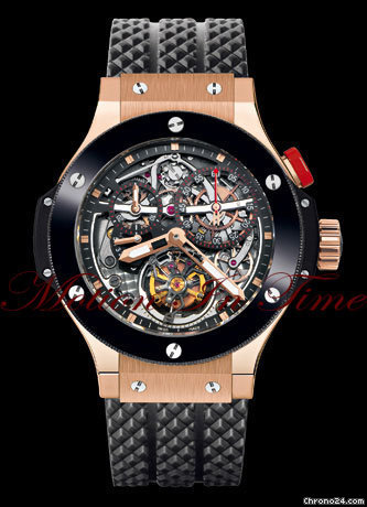 Hublot "BIGGER BANG" TOURBILLON CHRONOGRAPH ROSE GOLD LIMITED 18 PC watches
