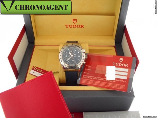 Tudor TUDOR CHRONO NEW REF.79390P BLUE DIAL TUDOR CHRONO ACCIAIO PELLE NUOVO REF.79390P watches
