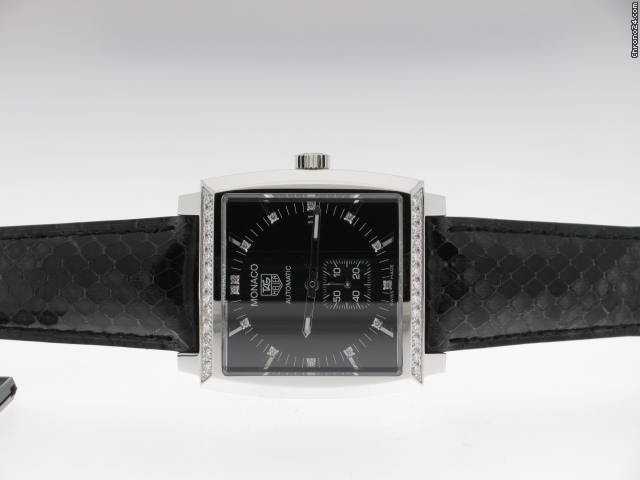 TAG Heuer MONACO BRILLANTI NERO watches