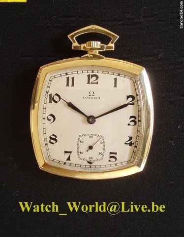 Omega RARE Art deco solid 18k gold ( Year : 1924 ) watches