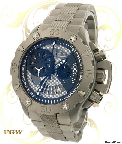 Zenith 95.0527.4021/02.M530 Ltd. Ed. Defy Extreme Open, Titanium watches