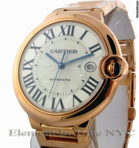Cartier Ballon Bleu 42mm Pink Gold Automatic watches