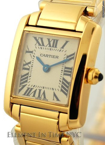 Cartier Tank Francaise W50002N2 Ladies Yellow Gold watches