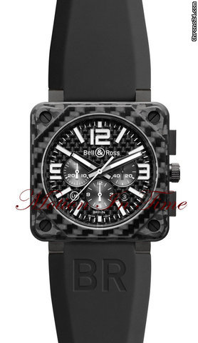 Bell & Ross BR01-94 Carbon Fiber Chronograph (NEWEST BR01-94 CARBON FIBER CHRONOGRAPH (NEWEST) RARE LIMITED watches