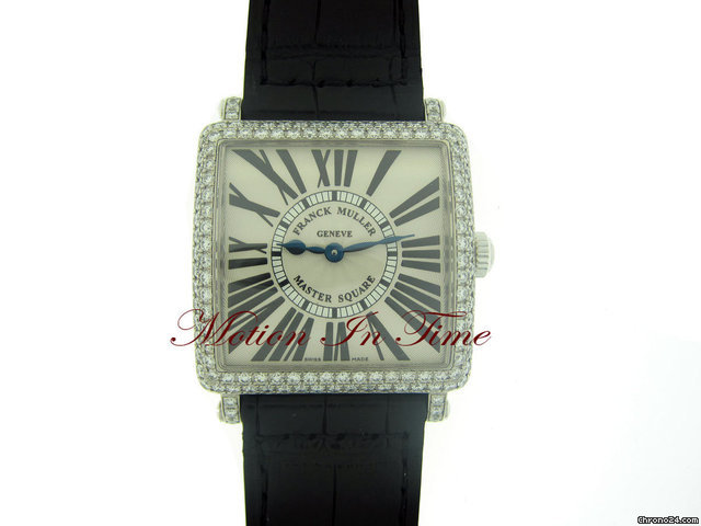 Franck Muller MASTER SQUARE LADIES' WHITE GOLD DIAMOND watches
