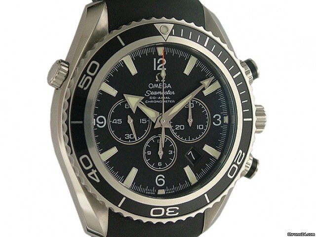 Omega Seamaster Planet Ocean Co-Axial Chronograph Chronometer Kautschuk 45mm watches