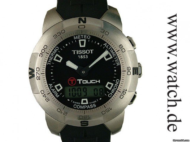 Tissot T Touch Edelstahl Kautschuk 41mm watches