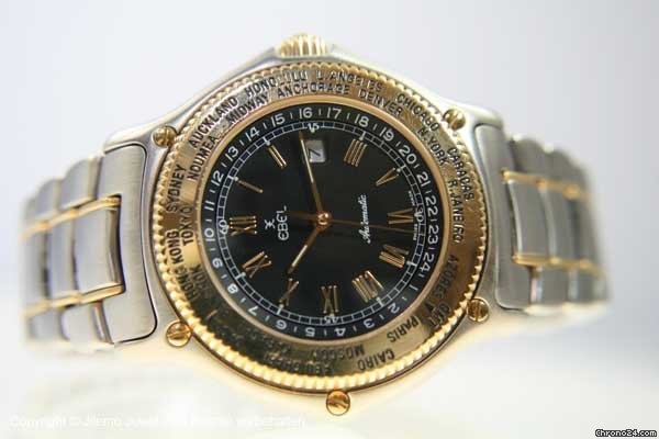 Ebel SPORT VOYAGER AUTOMATIC IN EDELSTAHL MIT 750 GOLD watches