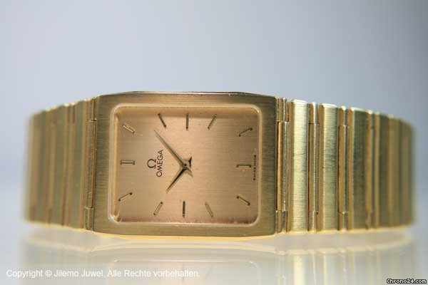 Omega HIGHTECH QUARTZ IN MASSIV 750 18K GELBGOLD watches