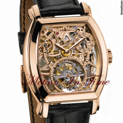 Vacheron Constantin MALTE TOURBILLON SKELETON ROSE GOLD -POWER RESERVE SQUELETTE watches
