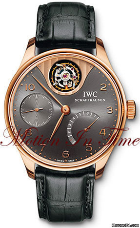 IWC PORTUGUESE TOURBILLON MYSTERE ROSE GOLD "BLACK"- LTD 500 PCS watches