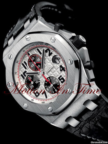 Audemars Piguet "PANDA" ROYAL OAK OFFSHORE THEMES STAINLESS STEEL watches