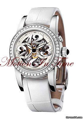 Girard Perregaux SMALL CHRONOGRAPH LADIES' DIAMOND SKELETON NEW watches