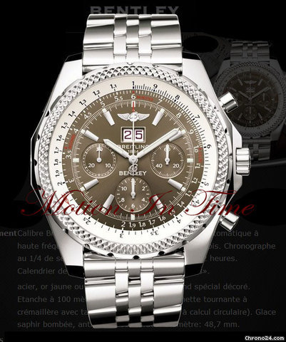 Breitling BENTLEY MOTORS 6.75 "BRONZE" STAINLESS STEEL SPECIAL EDITION watches