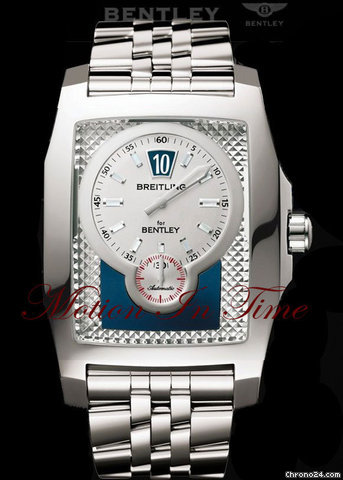 Breitling BENTLEY FLYING B STAINLESS STEEL "BLUE" JUMP HOUR NEW watches